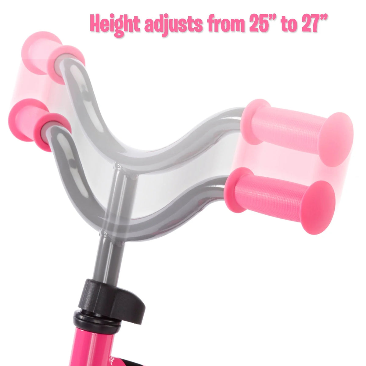 Pink 12-Inch Training Bike E3832