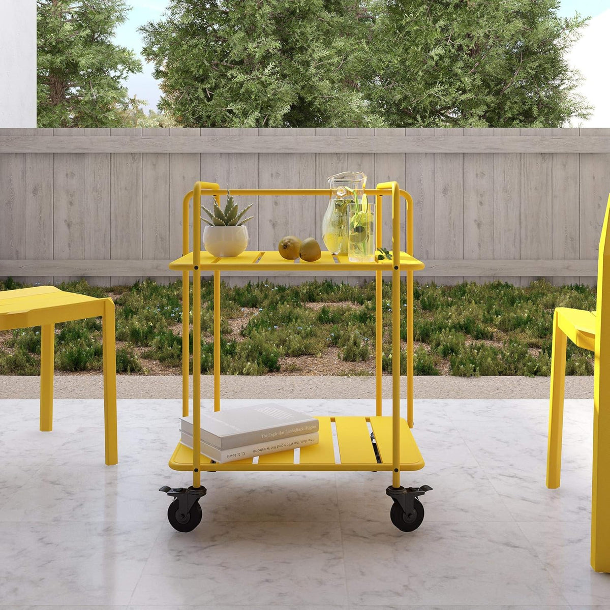 Yellow Outdoor/Indoor Cart X219351