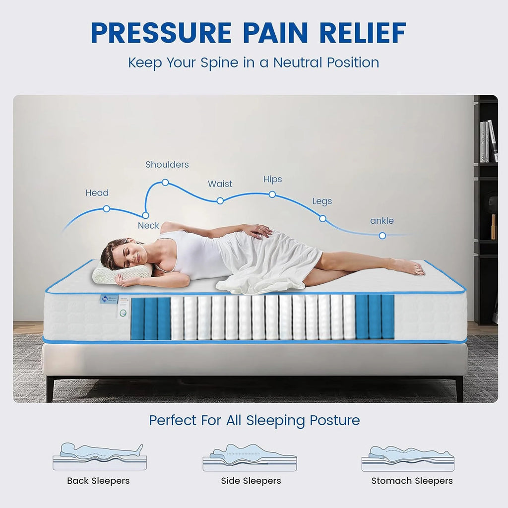10 Inch Twin Memory Foam Mattress R59773