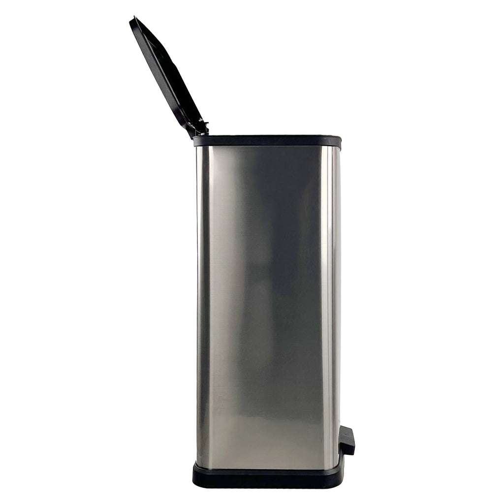 13.2 Gallon Plastic Rectangular Step Trash Can D44806