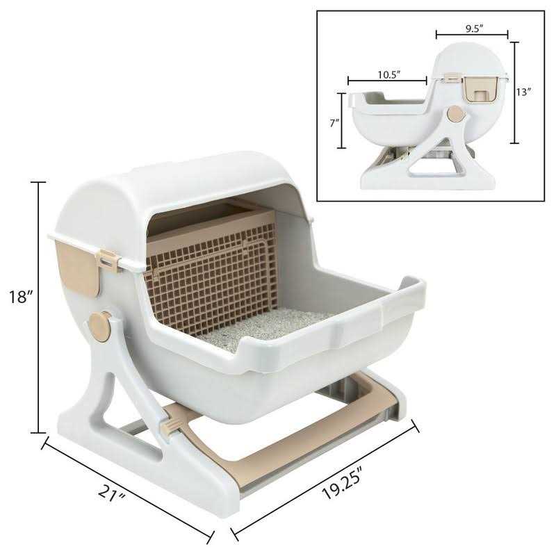 Semi-Automatic Cat Litter Box M38374