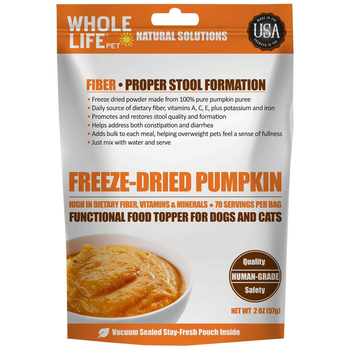 Freeze Dried Pumpkin Powder for Dogs & Cats A609544
