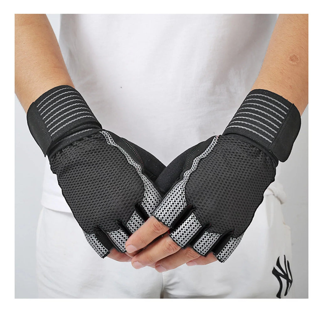 Weight Lifting Gloves with Wrist Wraps M589718