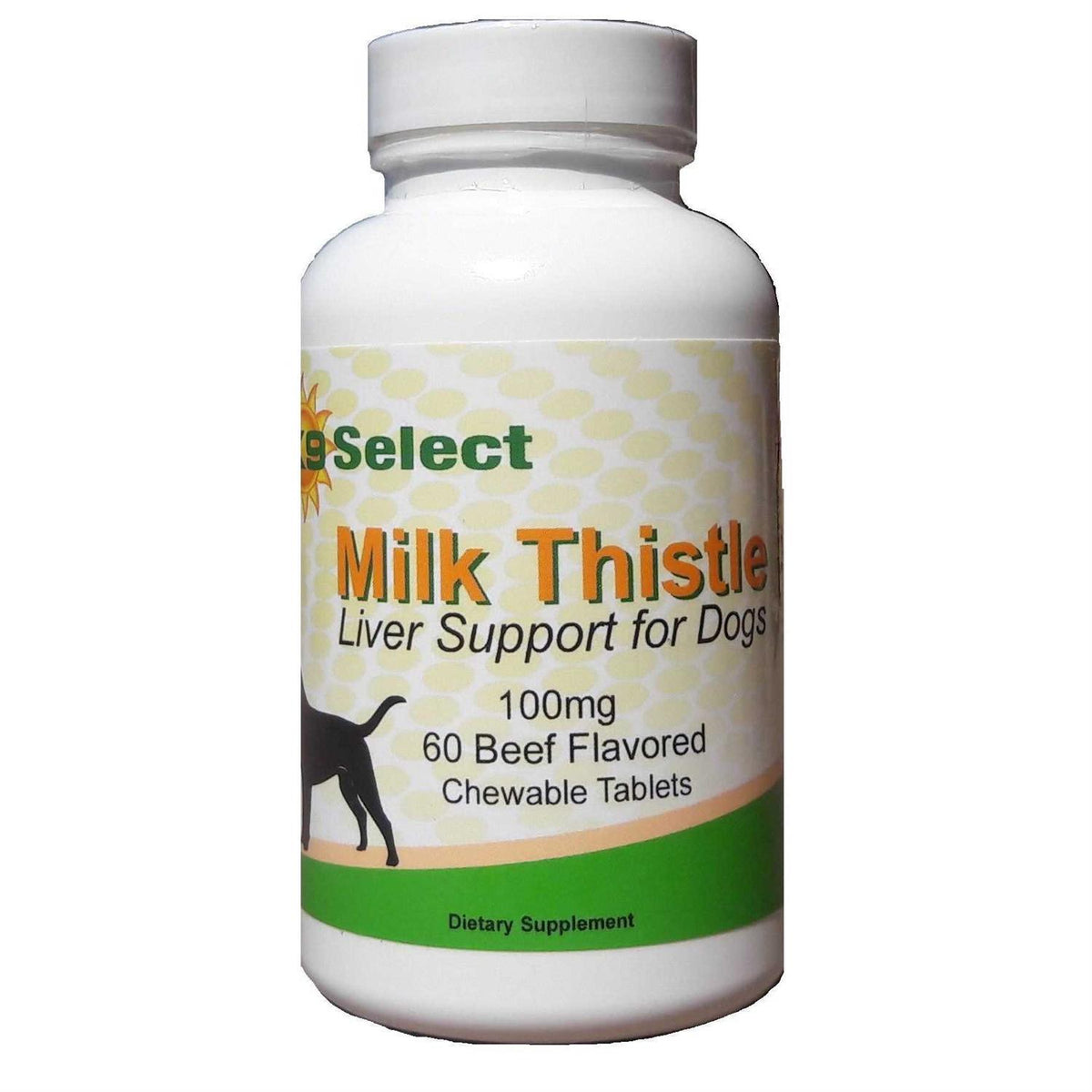 Milk Thistle 100mg Beef Flavored Tablets U754780