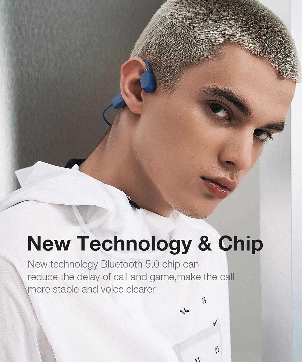 Open-Ear Air Conduction Headphones Bluetooth 5.0 with Mic I5736