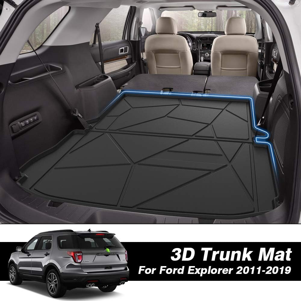 Black Cargo Liner Trunk Floor Mat C81945