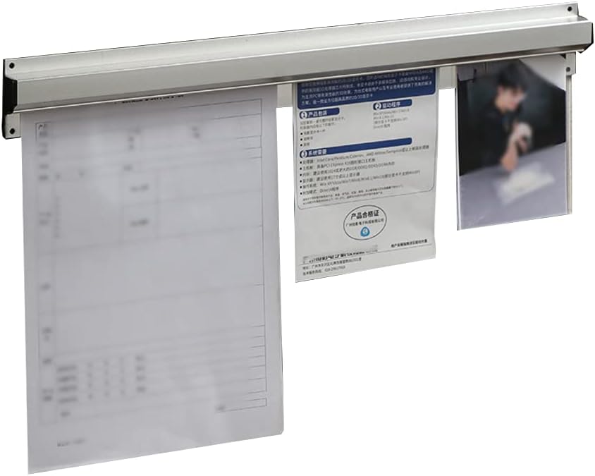 18 Inch Aluminium Slide Check Rack Ticket Holder D420901