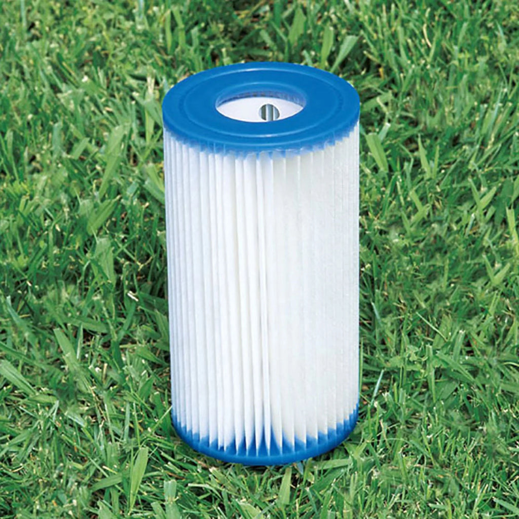 Metal Frame Above Ground Swimming Pool with Filter Pump N386999
