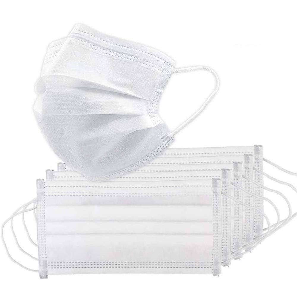 3Ply Disposable Face Mask 200 Masks White A9494
