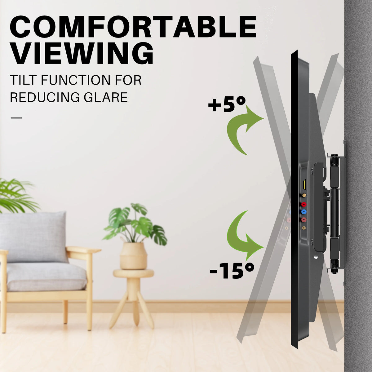 Full Motion TV Wall Mount for 47-90 inch TVs B8885
