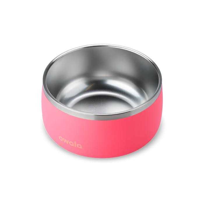 Stainless Steel Food & Water Bowl Pink L456764