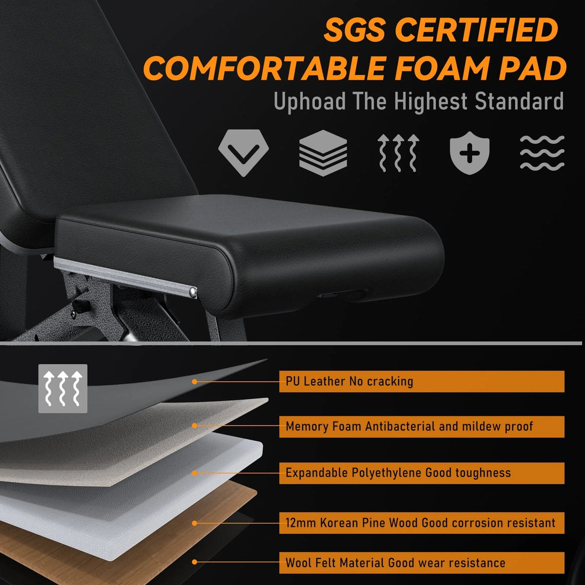 Adjustable Weight Bench C5962