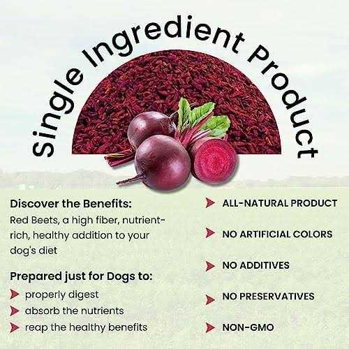 Dehydrated Red Beets Dog Food Supplement C58732
