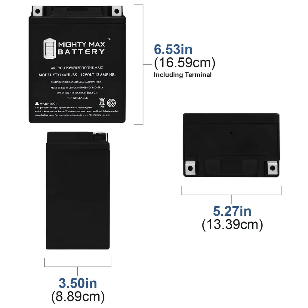 12V 12Ah Battery U195