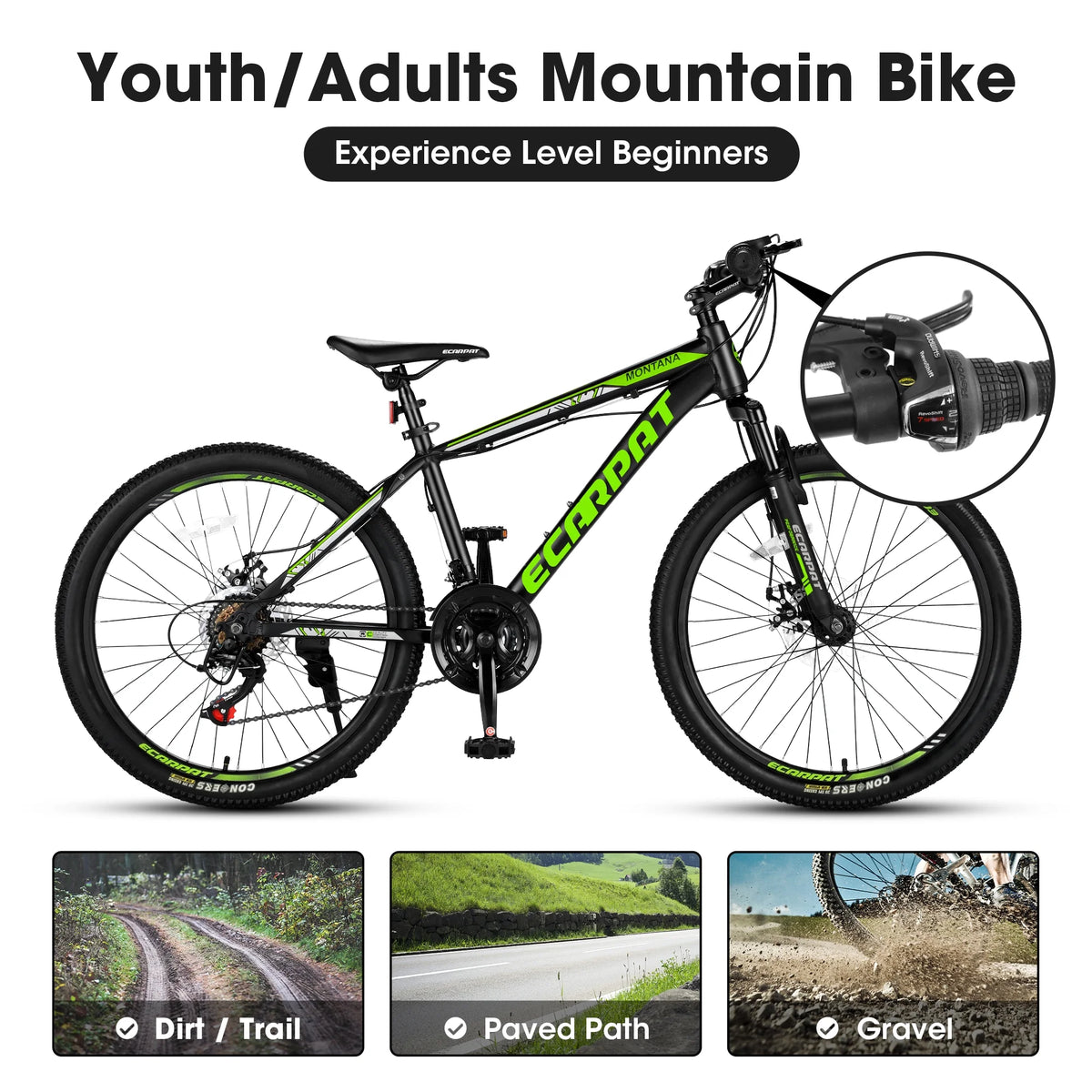 24 inch 21-Speed Aluminium Mountain Bike F7115