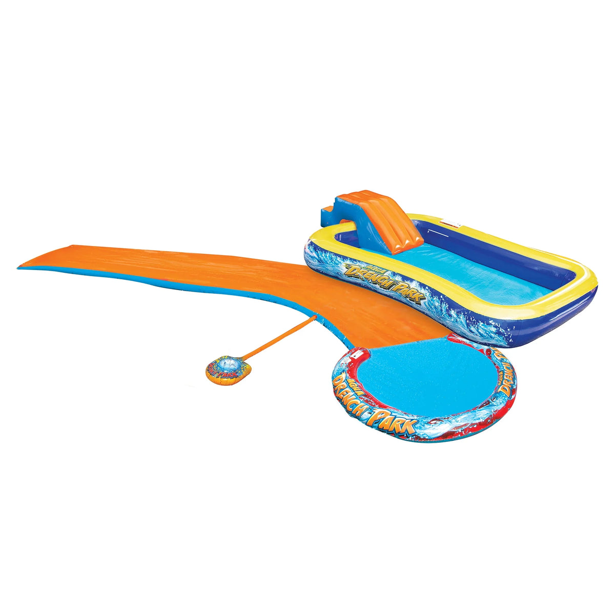 3-In-1 Splash Park with Pool, Sprinkler & Waterslide W96657