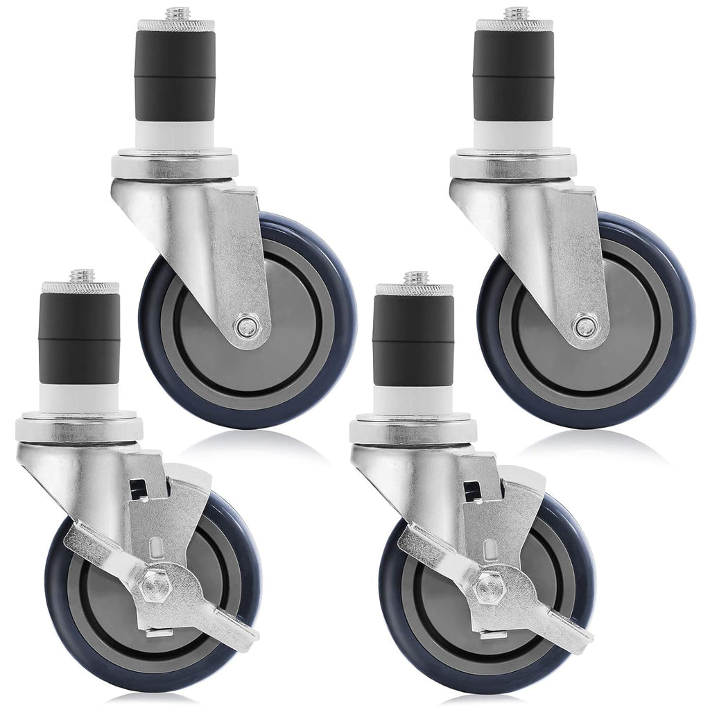 4 inch Caster Wheel Set with Brakes G195