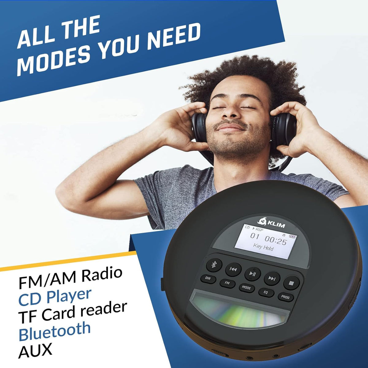 Portable CD Player with Headphones M91491