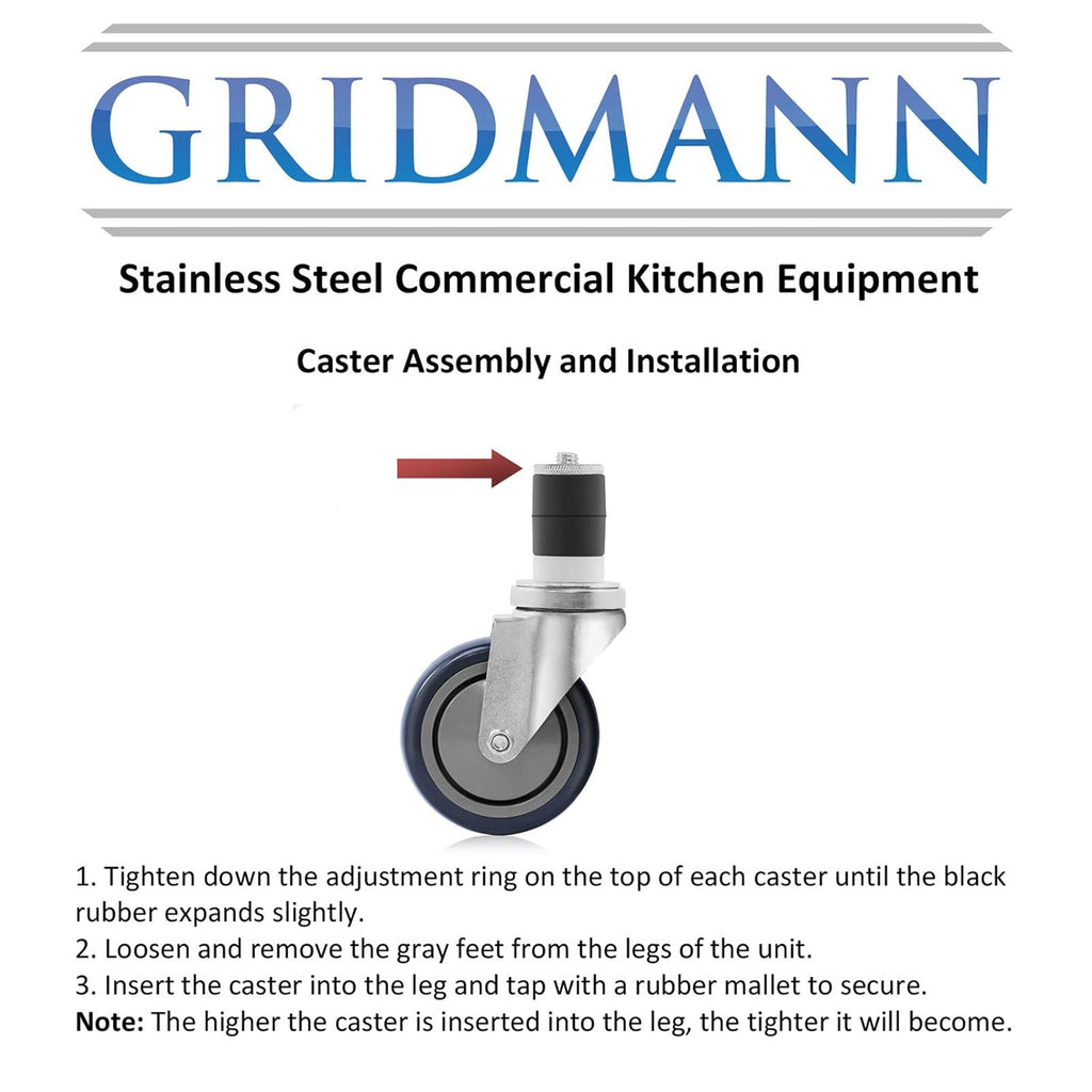 4 inch Caster Wheel Set with Brakes G195