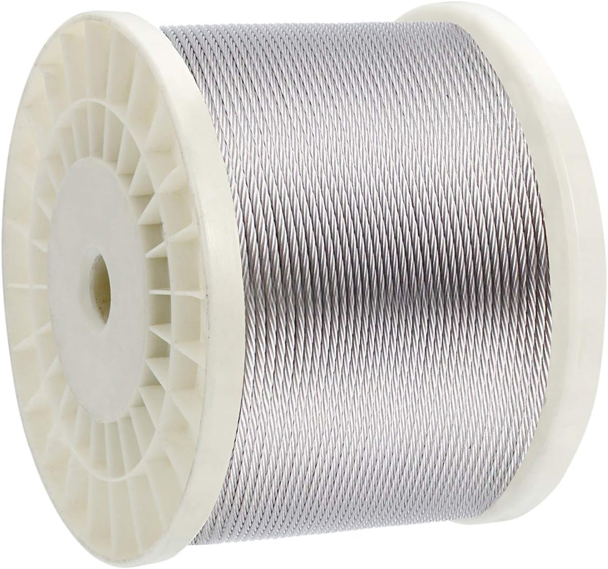 1/8 T316 Stainless Steel Cable with Cutter, 600FT 7 x 7 Strands Wire Rope X950