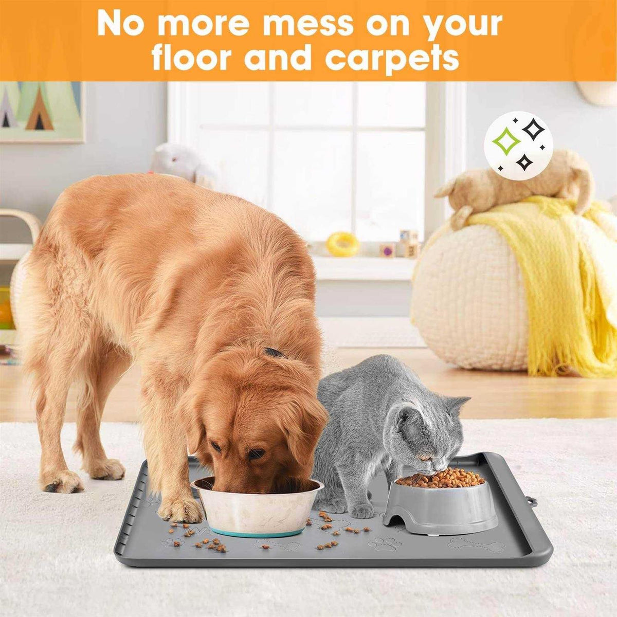 Silicone Dog Food Mat with Pocket W400