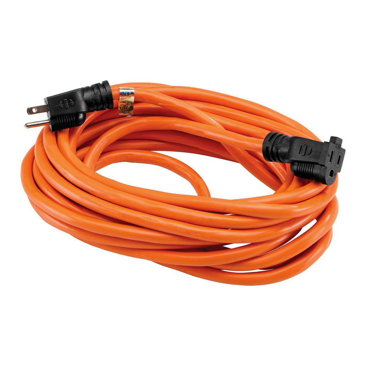 25 ft. 12/3 Gauge Outdoor Extension Cord, Orange O241