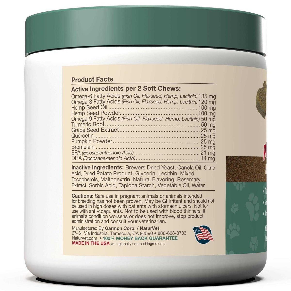Hemp Allergy Aid Soft Chews Cat Supplement M755