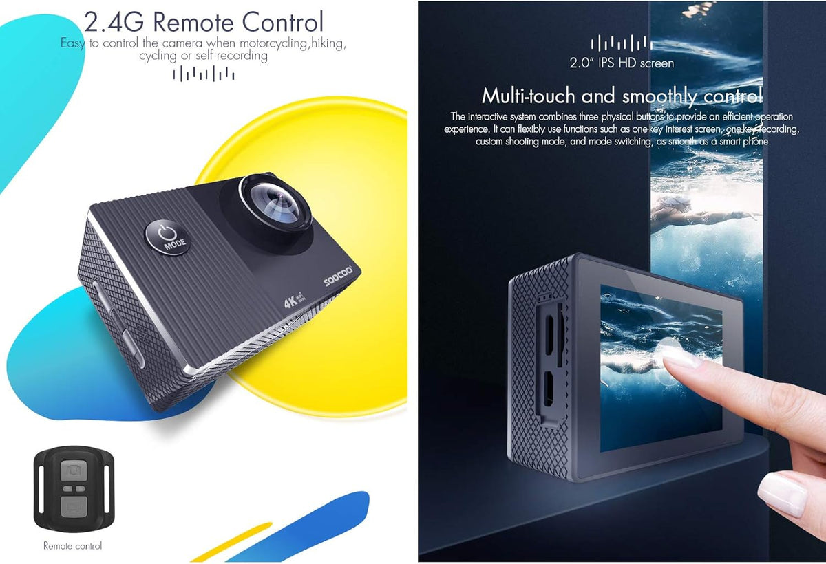 4K 60FPS Waterproof Action Camera N3050