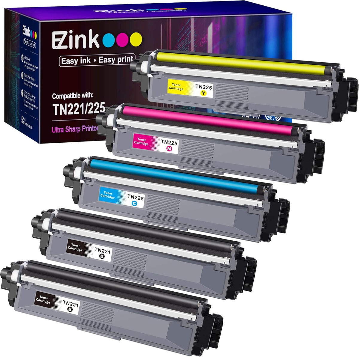 Compatible Toner Cartridge Replacement 5 Pack S283196