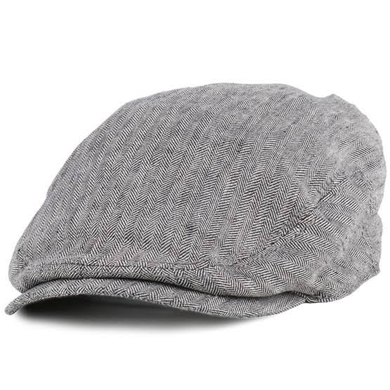 Gray Linen Ivy Cap D146338