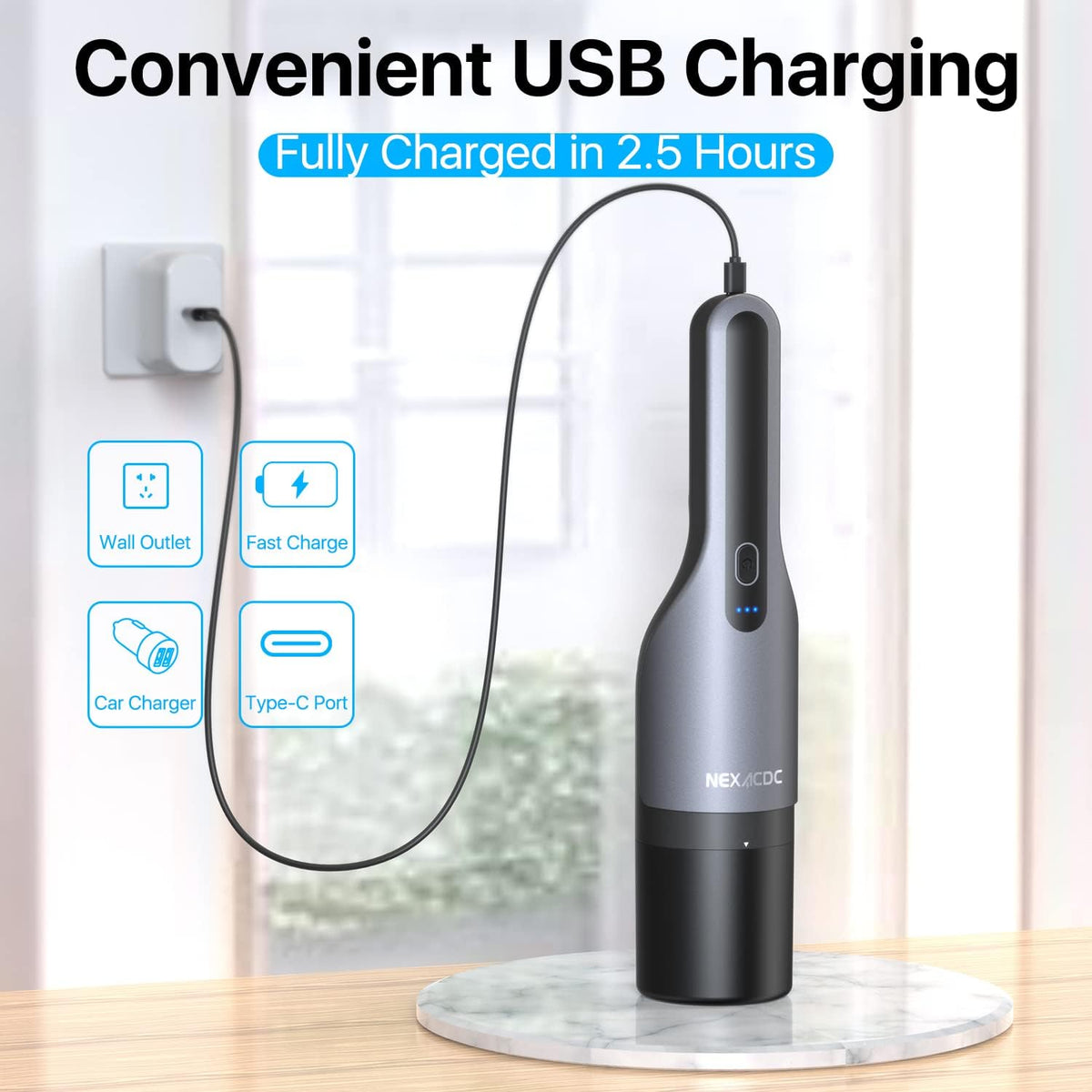 Portable Rechargeable Handheld Car Vacuum X73139