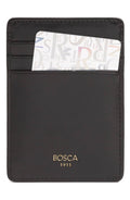 Black Leather Front Pocket Wallet C3625