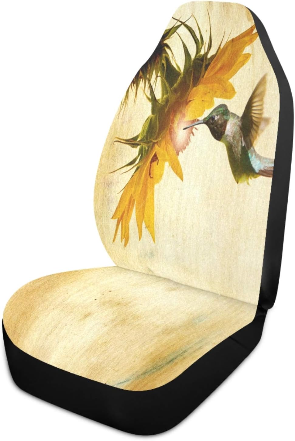 Vintage Leopard Print Bucket Seat Cover Pack of 2 E705673