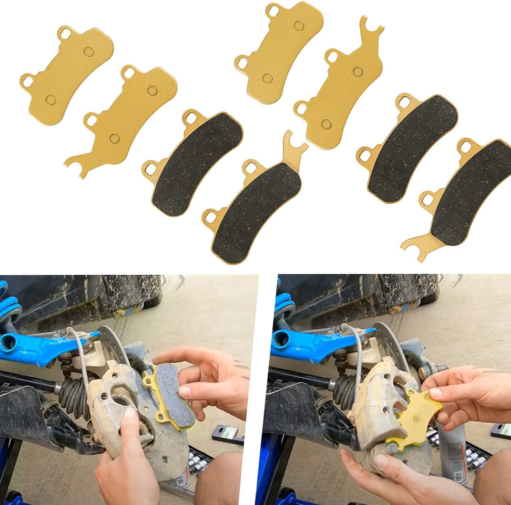 Heavy Duty Front & Rear Ceramic Brake Pad Set S12101
