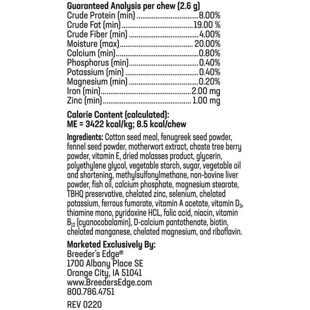 Nursing & Recovery Supplement K47252