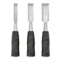 Wood Chisel Set with PVC Handles, 3-Piece W5083