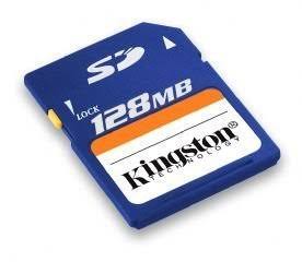 128 MB Secure Digital Memory Card J943448