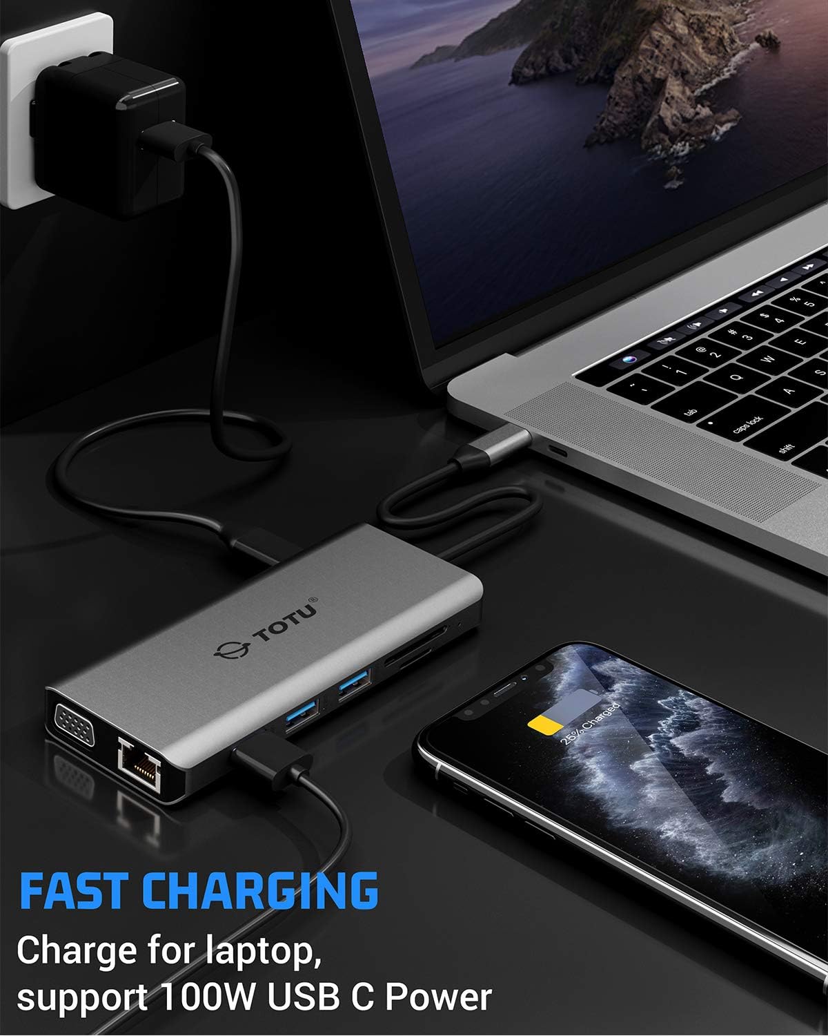 13 in 1 USB C Docking Station with 4K HDMI N653
