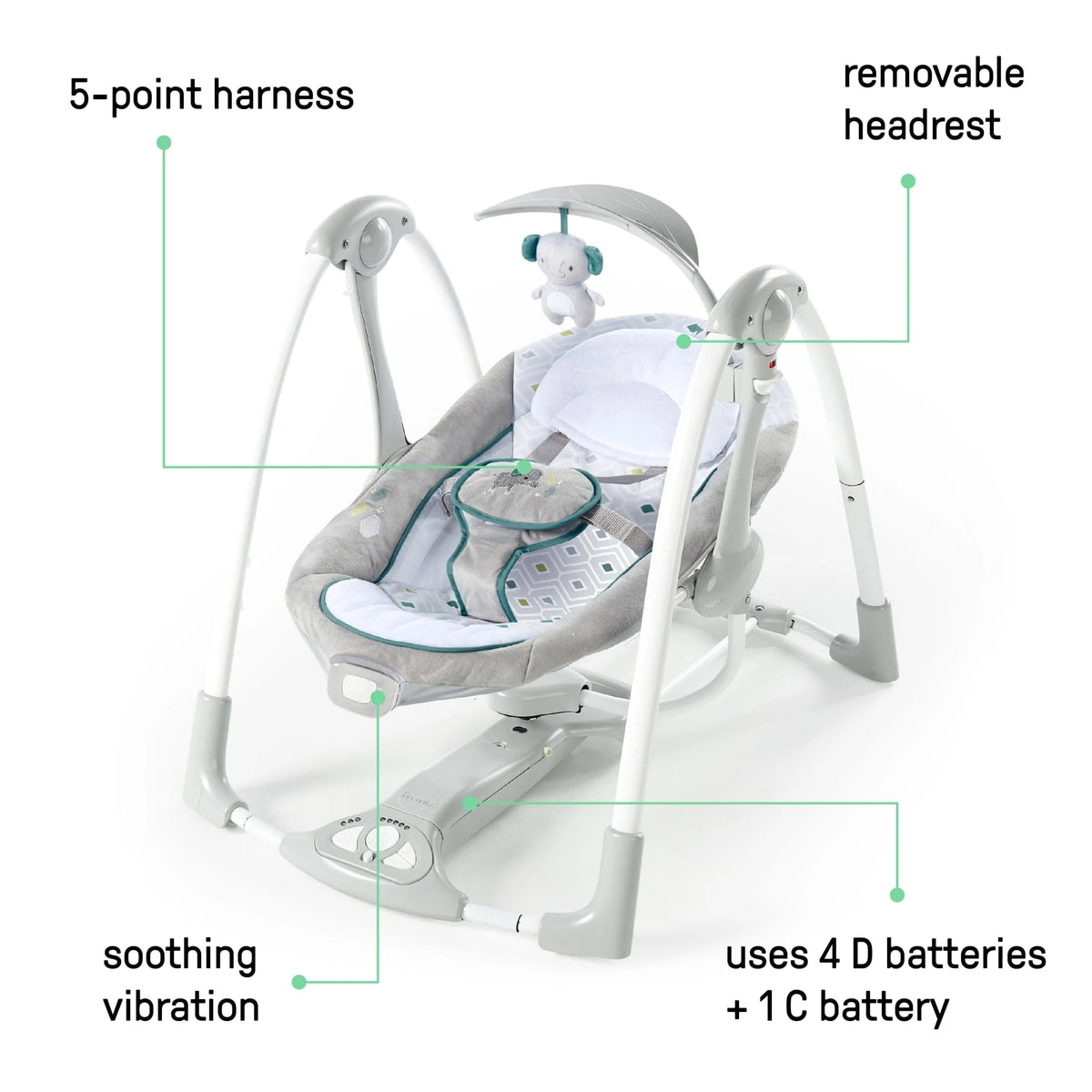 Portable Vibrating Baby Swing L59871