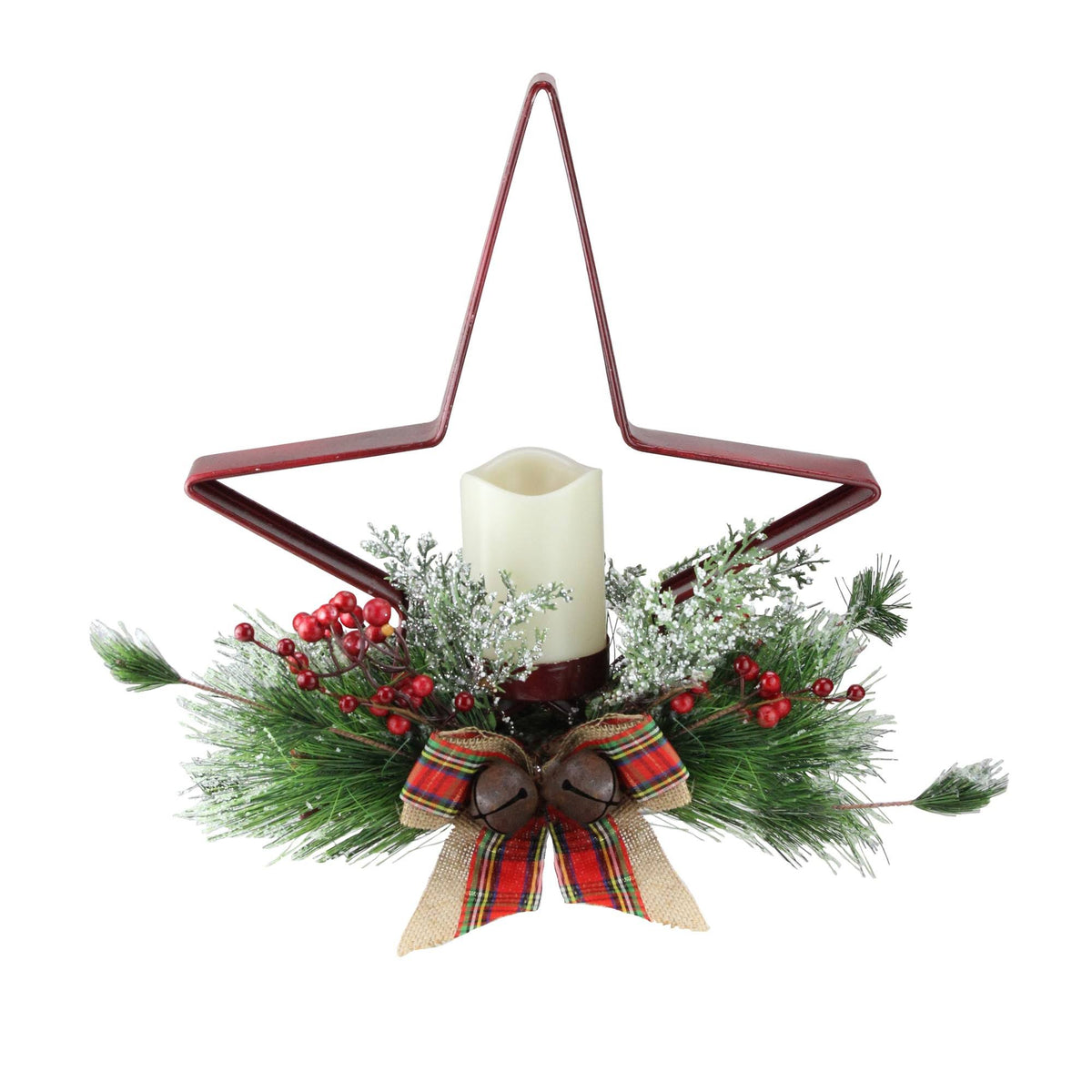 15 inch Star Shaped Candle Holder E20809