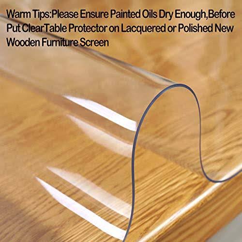 Clear Plastic Desk Mat Tablecloth Cover V658
