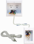 Recessed In-Wall Cable Management System with PowerConnect R9583