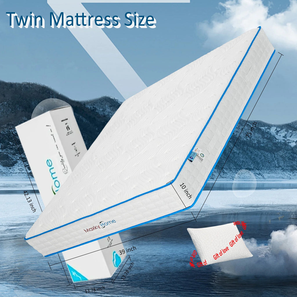 10 Inch Twin Memory Foam Mattress R59773