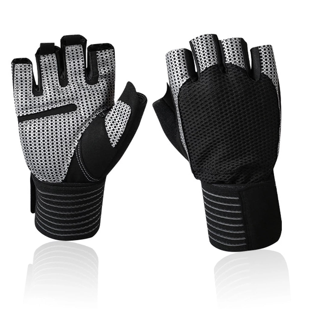 Weight Lifting Gloves with Wrist Wraps M589718