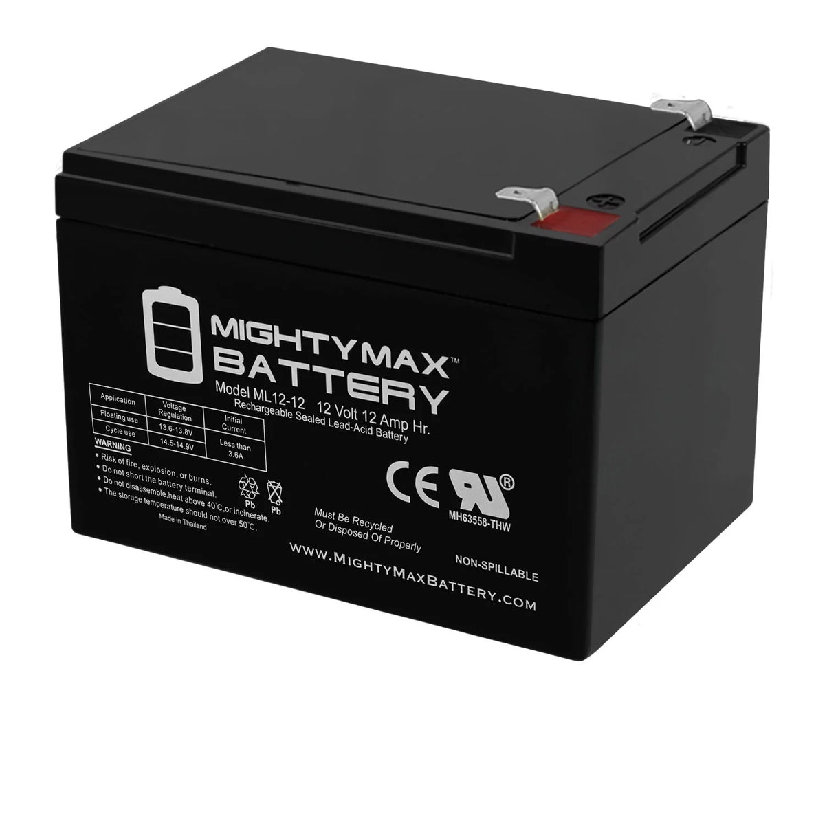 12V 12AH Replacement Battery M91853