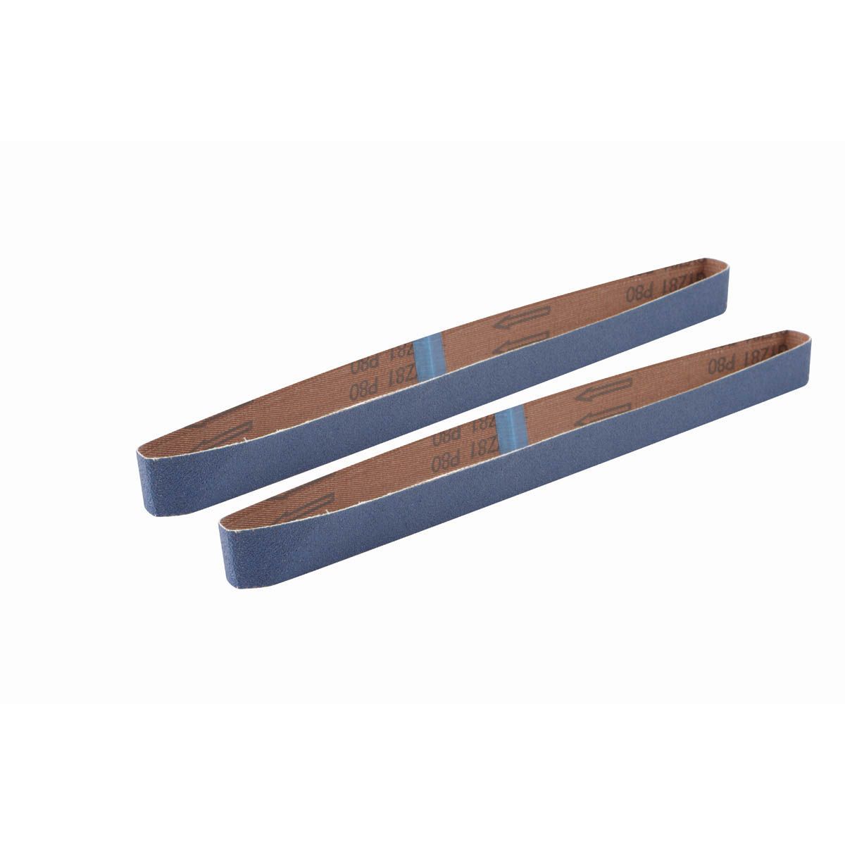 1 in. x 30 in. 80 Grit Sanding Belt, 2 Pack K2355