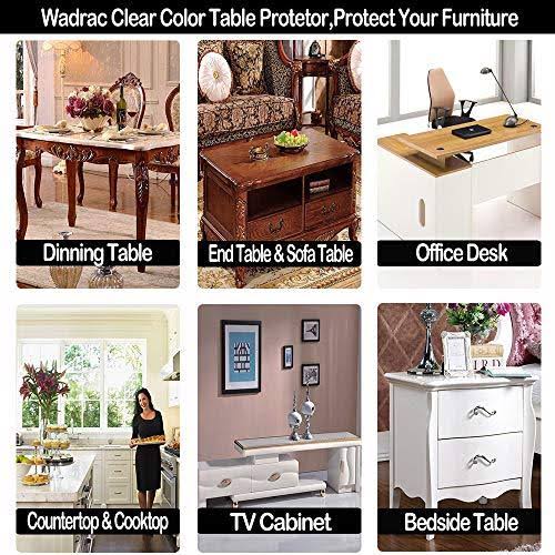 Clear Plastic Desk Mat Tablecloth Cover V658