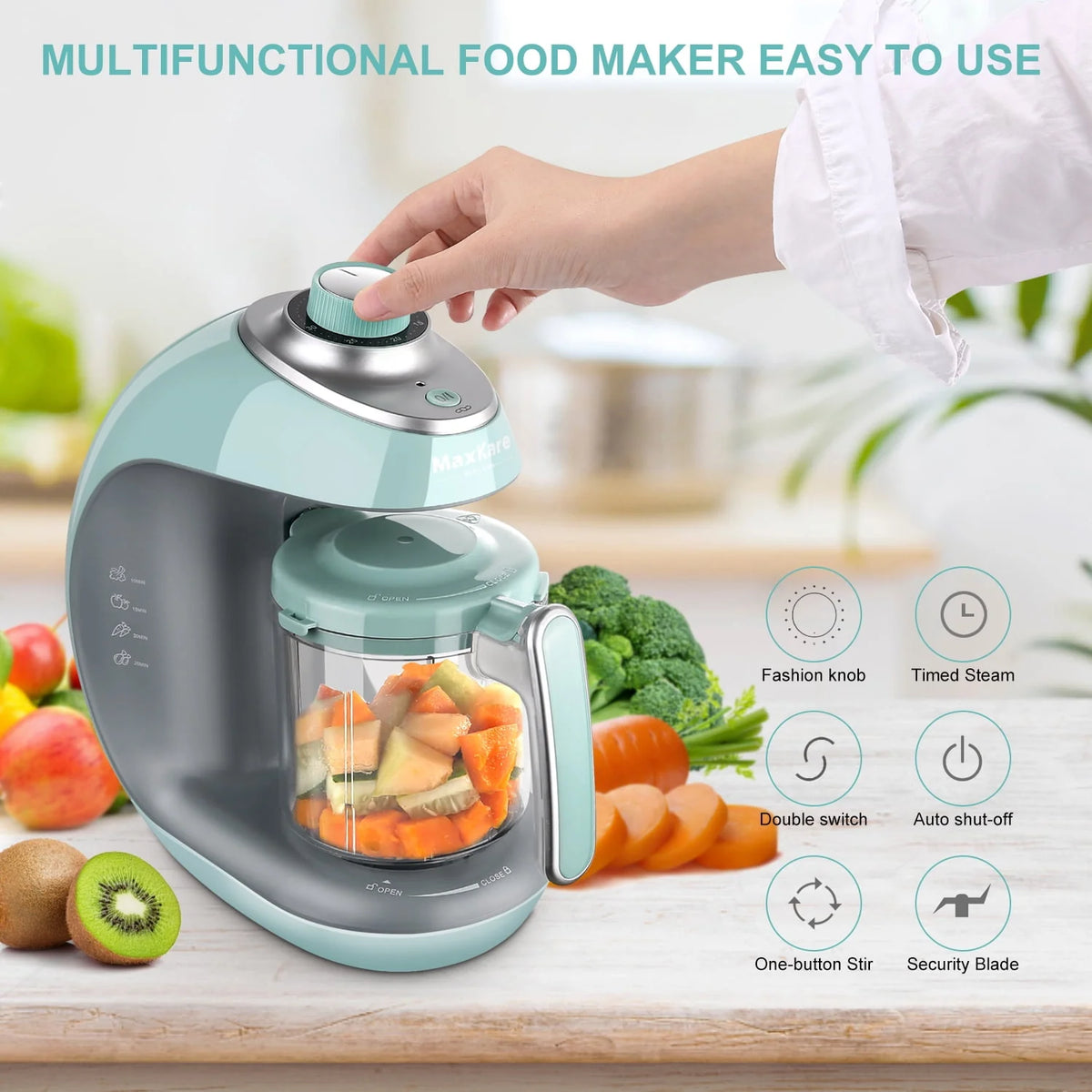 Baby Food Maker Blender Grinder Steamer R806775