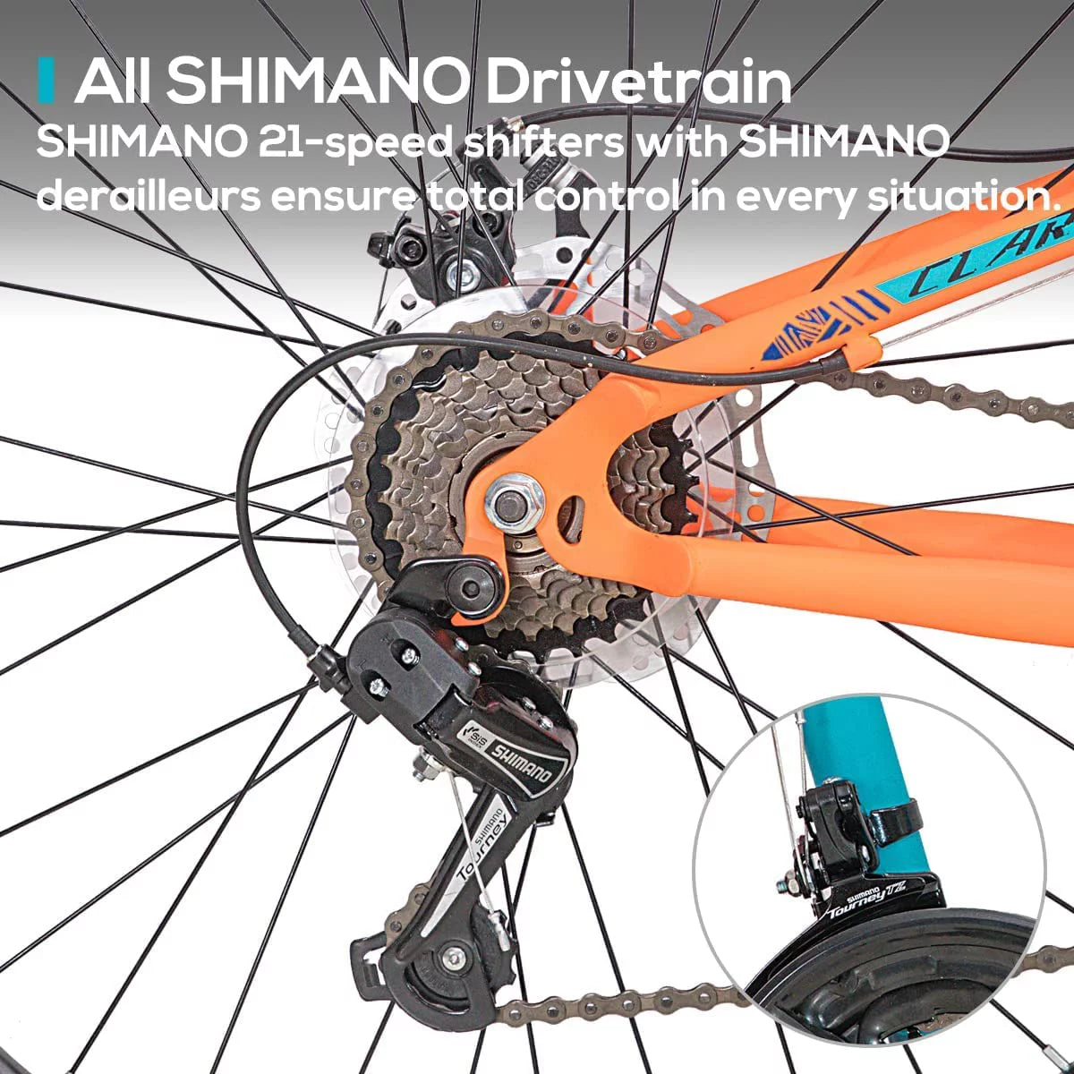Full-Suspension 21 Speeds 26 Inch Wheels Mountain Bike Z242089