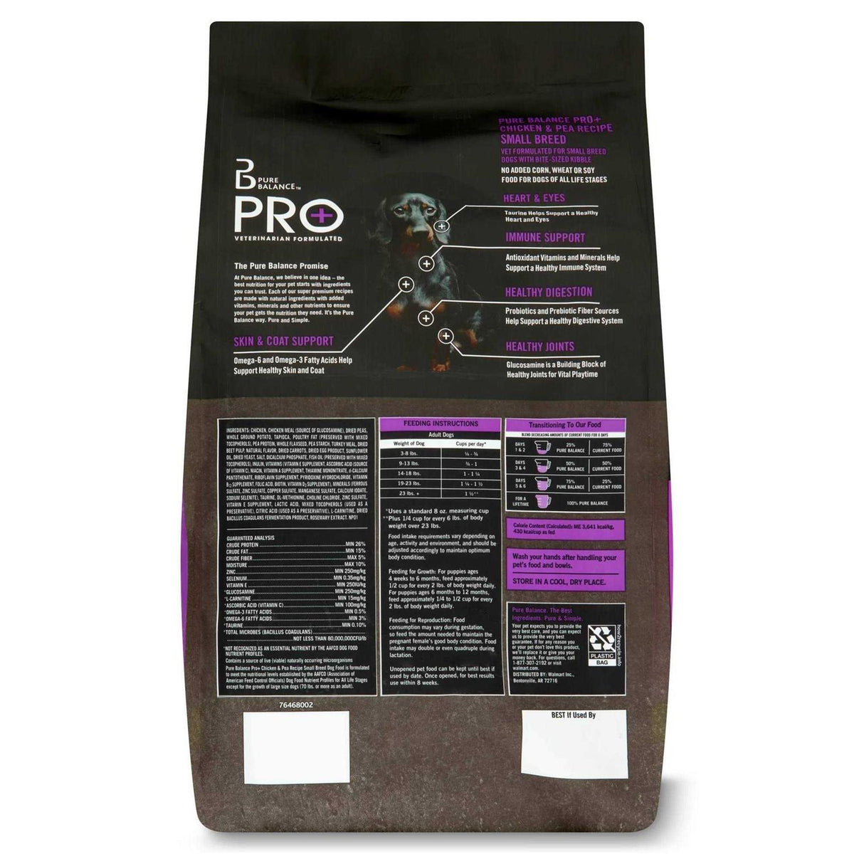 Chicken & Pea Recipe Dry Dog Food E527
